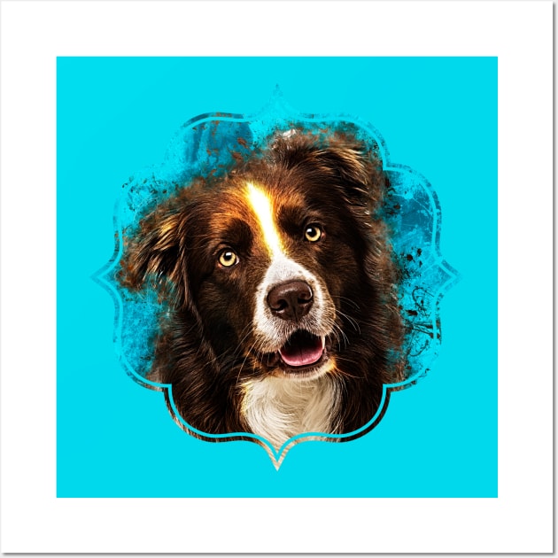 Border Collie Wall Art by Nartissima